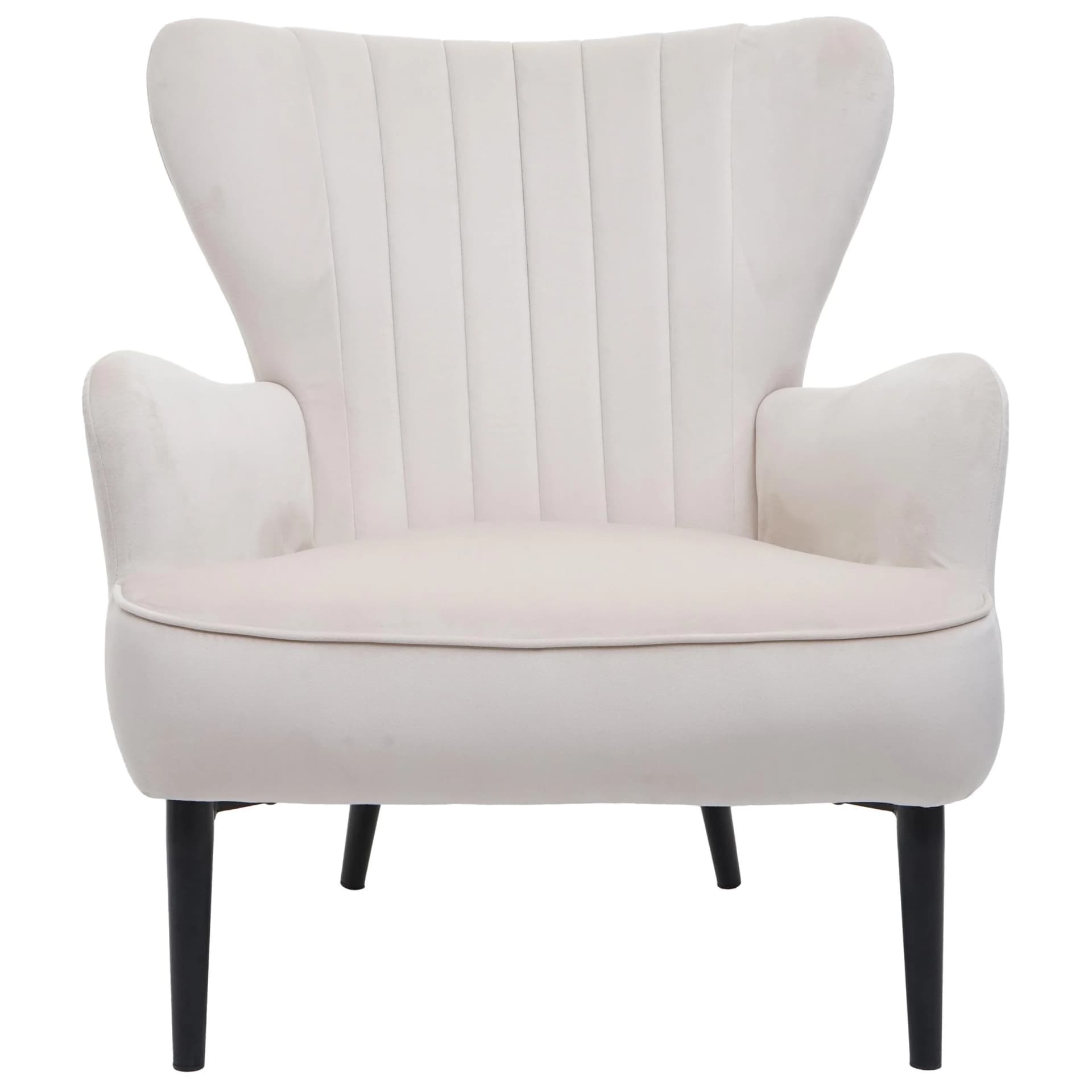 Lounge-Sessel MCW-K37 Samt Creme-Beige Polstersessel - Bild 2