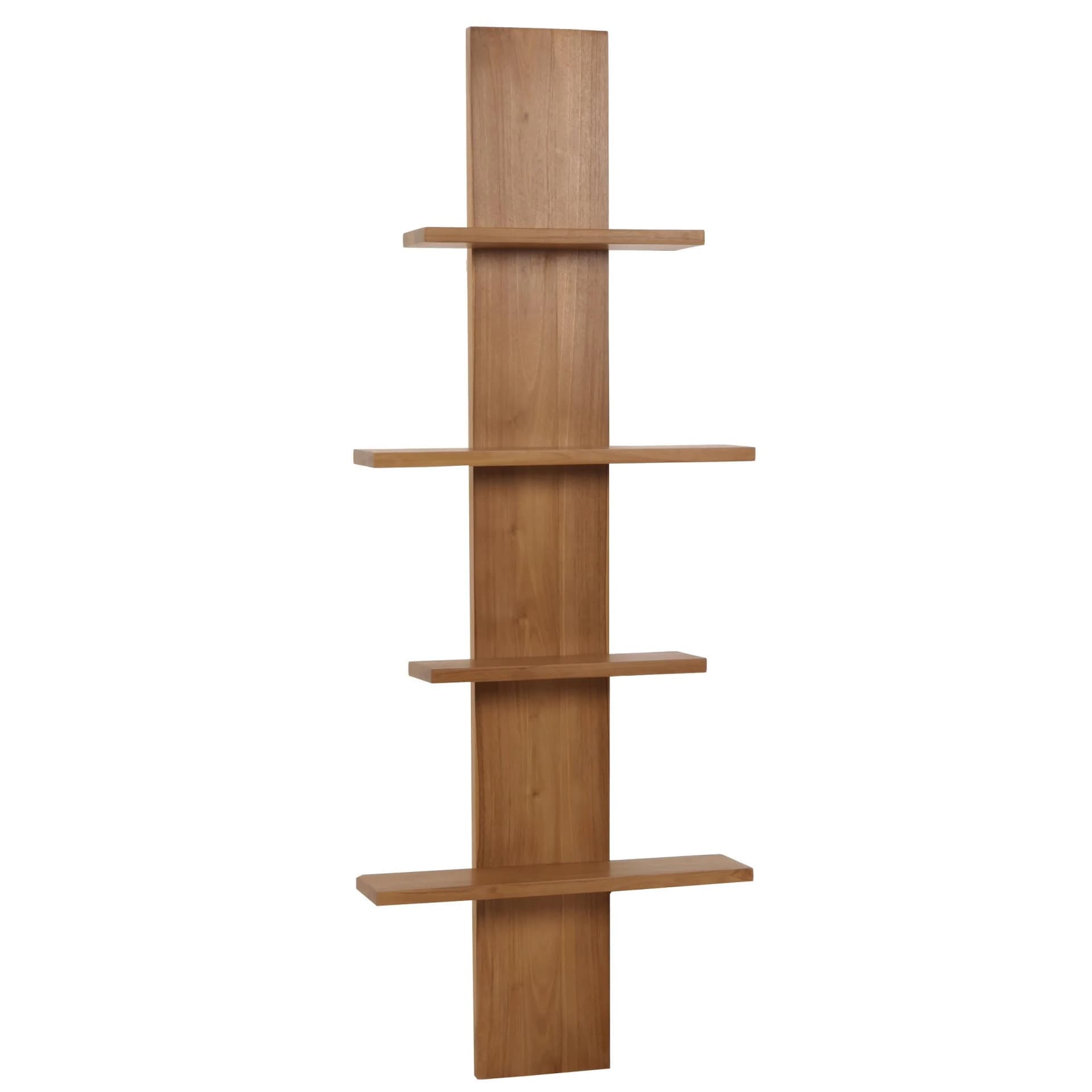 MCW Teak-Wandregal Badregal Hängeregal B-Grade Teak Kernholz - Bild 2