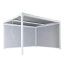 Alu Pergola MCW-L41 Lamellen-Pavillon 3x3,7m Weiß Bild 1