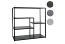 MCW Standregal P98 Schwarz Industrie-Style Metallregal 5 Böden Bild 3