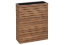 MCW Blumenkasten MCW-L21-gr Braun Akazienholz mit Fußbodenschoner Bild 2