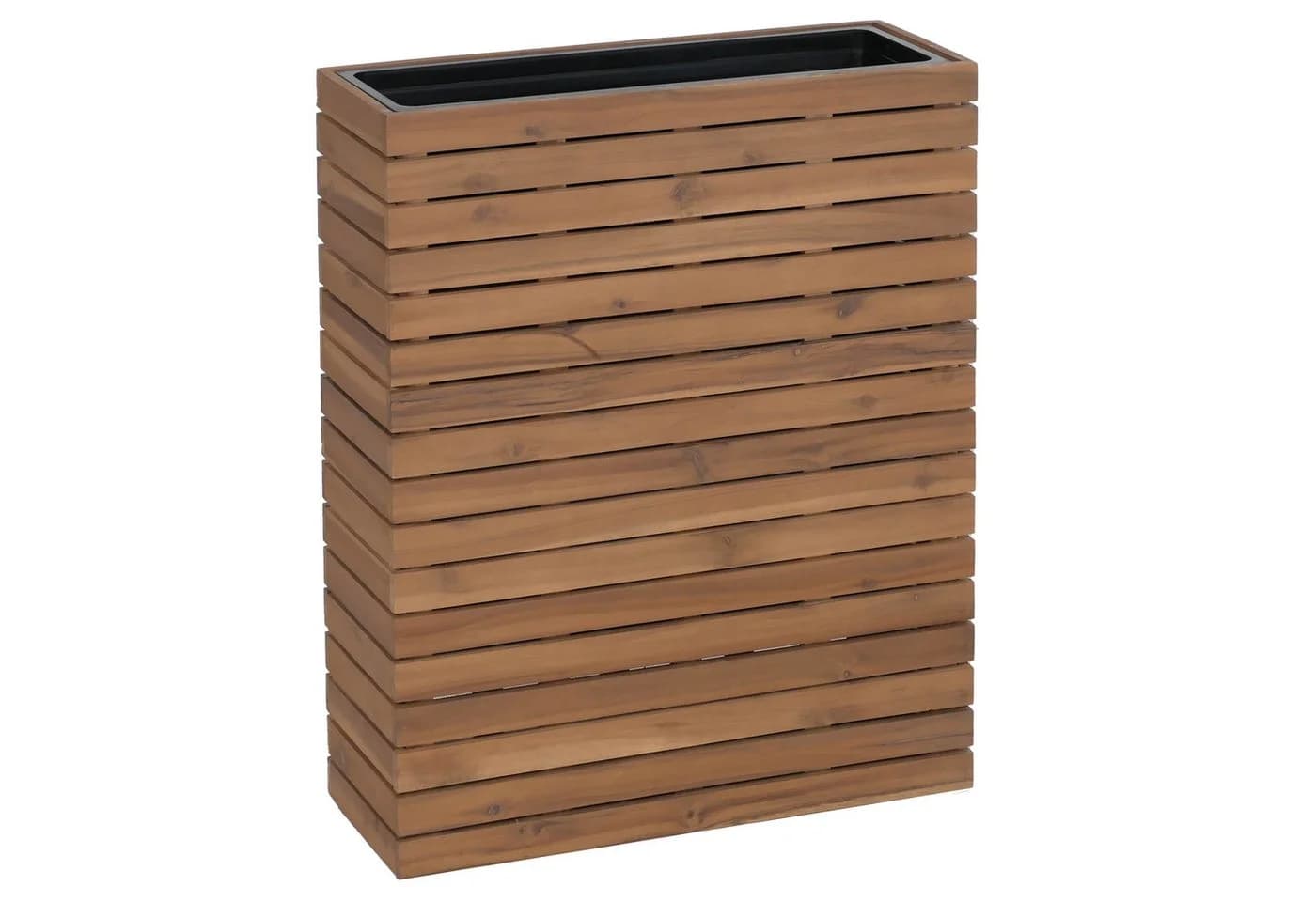 MCW Blumenkasten MCW-L21-gr Braun Akazienholz mit Fußbodenschoner - Bild 2