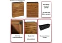 MCW Blumenkasten MCW-L21-gr Braun Akazienholz mit Fußbodenschoner Bild 5