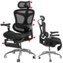 SIHOO Bürostuhl Ergonomisch mit Fußstütze und Lordosenstütze Bild 1