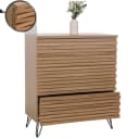 MCW Kommode MCW-M49 Sideboard 3 Schubladen 3D-Design Natur Bild 1