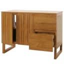 MCW Teak-Waschbeckenunterschrank B-Grade Kernholz Bild 1