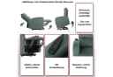 MCW TV-Sessel K62 mit elektrischer Aufstehhilfe und Fernbedienung Bordeaux Bild 5