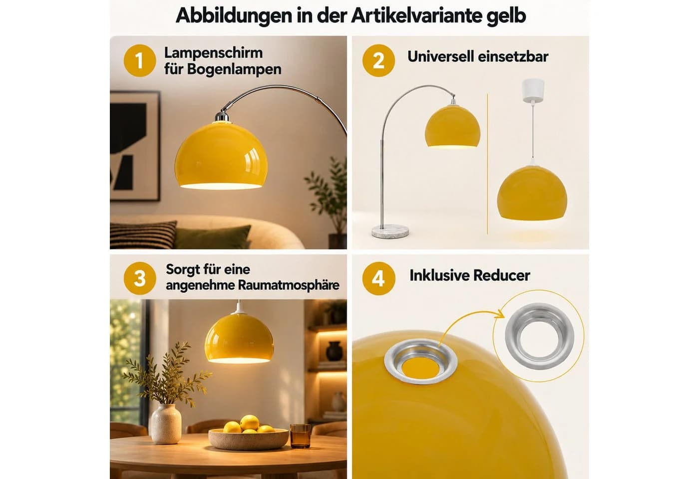 MCW Lampenschirm M34 Braun für Bogenlampen Universell