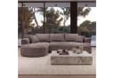MCW Loungesofa MCW-P19-l Braun Cord Taschenfederkern Bild 2