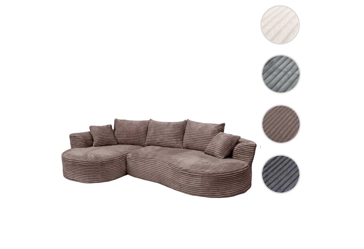 MCW Loungesofa MCW-P19-l Braun Cord Taschenfederkern - Bild 3