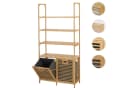 MCW Hochschrank N83 Bambus mit 4 Regalen & 2 Wäschekörben Bild 3