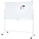 Whiteboard MCW-C85 Magnettafel Memoboard Pinnwand Mobil Rollbar Bild 2