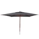 MCW Gastronomie Holz-Sonnenschirm 3x3m Anthrazit Bild 2