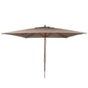 MCW Gastronomie Holz-Sonnenschirm MCW-C57b Taupe 3x3m Bild 2