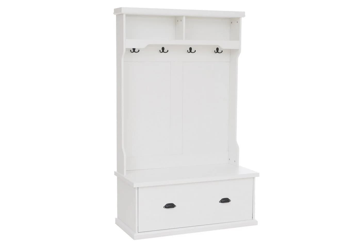 MCW Garderobe MCW-P27 Landhausdesign Weiß