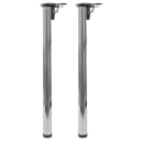 MCW Tischbein Set 2er Edelstahl-Optik Klappbar 72cm Bild 2
