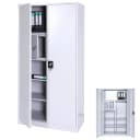 MCW Aktenschrank MCW-L60 Grau Stahl Mit Kleiderstange Bild 1