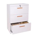 Hängeregisterschrank MCW-A10, Aktenschrank weiß, 103x76x46cm Bild 1