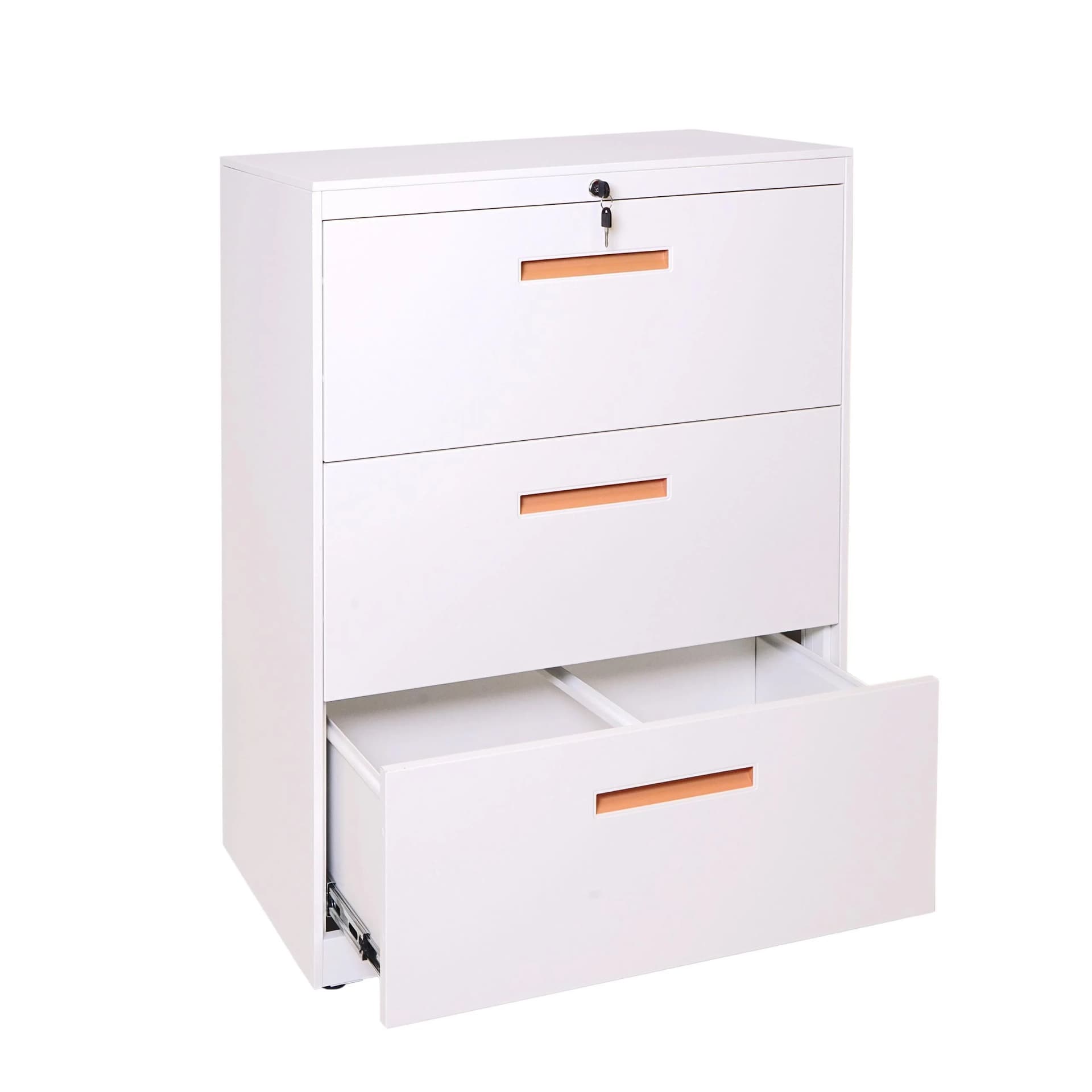 Hängeregisterschrank MCW-A10, Aktenschrank weiß, 103x76x46cm - Bild 2