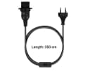 kwmobile E14 Lampenfassung mit Schalter - 3,5m Netzkabel Schwarz Bild 1