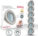 B.K.LICHT LED Einbaustrahler Hila 6er Set schwenkbar Bild 1