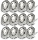 B.K.LICHT LED Einbauleuchte 12er Set Schwenkbar Ultra-Flach Silber Bild 1