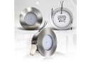 B.K.LICHT LED Einbaustrahler 3er Set IP44 Silber Modern Bild 3