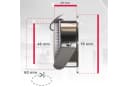 B.K.LICHT LED Einbaustrahler 3er Set IP44 Silber Modern Bild 4