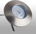 B.K.LICHT LED Einbaustrahler 5er Set IP44 Dimmbar Nickelfarben Bild 3