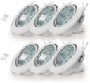 B.K.Licht LED Einbauleuchte 6er Set Schwenkbar Warmweiß Bild 1