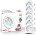 B.K.Licht LED Einbauleuchte 6er Set Schwenkbar Warmweiß Bild 2
