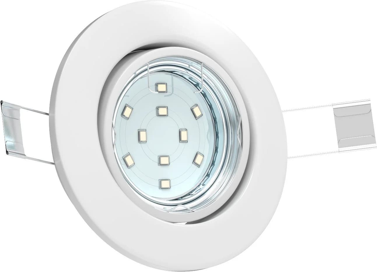 B.K.Licht LED Einbauleuchte 6er Set Schwenkbar Warmweiß - Bild 4