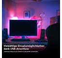 B.K.Licht LED TV Hintergrundbeleuchtung Schwarz USB Dimmbar 40-60 Zoll Bild 5