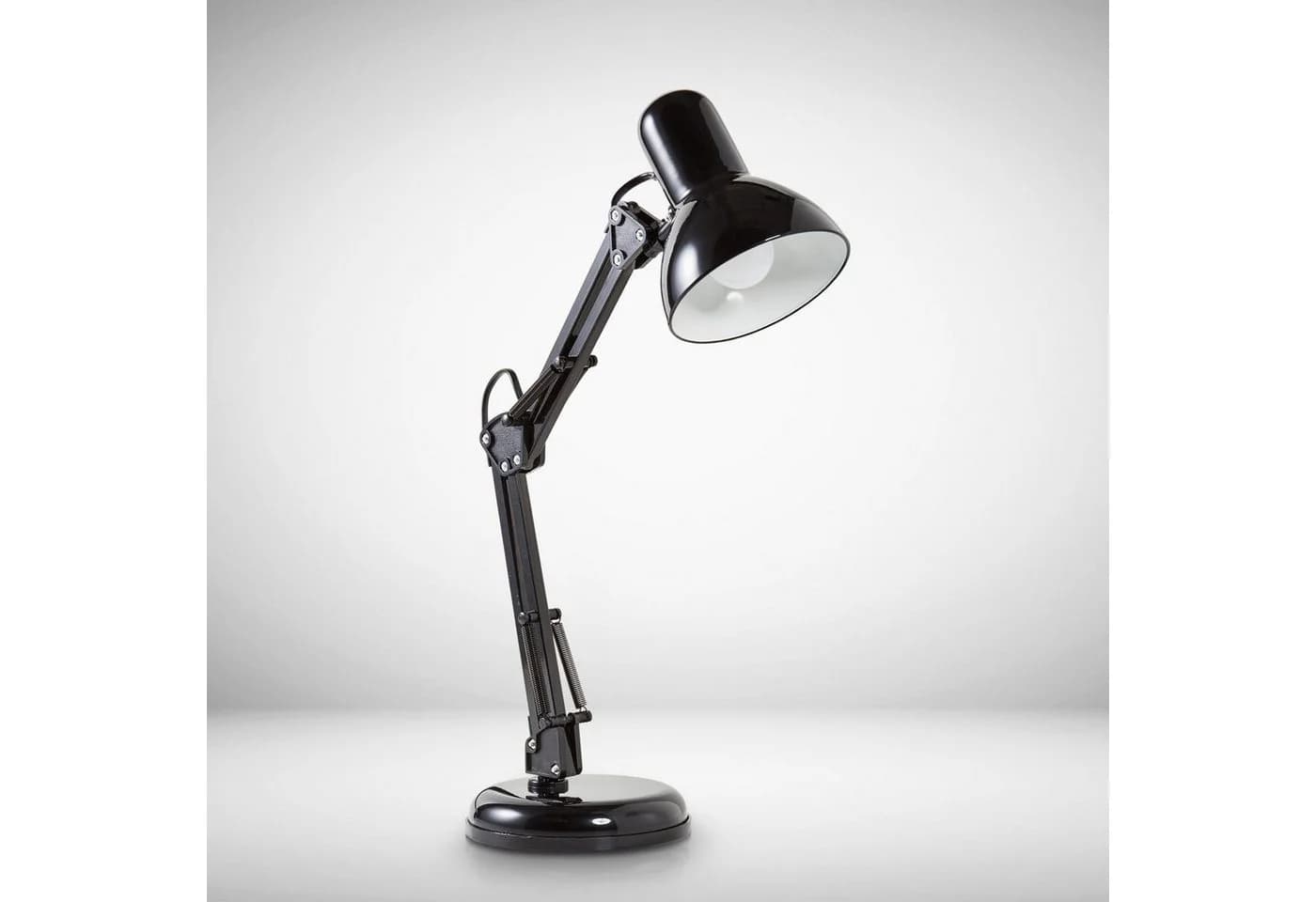 B.K.Licht Schreibtischlampe Draco Schwarz Retro Gelenkarm - Bild 2