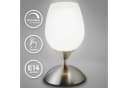 B.K.LICHT Tischleuchte Silber Touchdimmer Dimmbar Bild 1