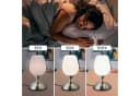B.K.LICHT Tischleuchte Silber Touchdimmer Dimmbar Bild 5