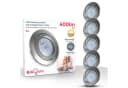 B.K.Licht LED Einbaustrahler 5er Set Schwenkbar Matt-Nickel Bild 4