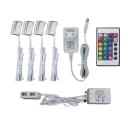 B.K.Licht LED Glasbodenbeleuchtung 4er Set RGB Dimmbar mit Fernbedienung Bild 2