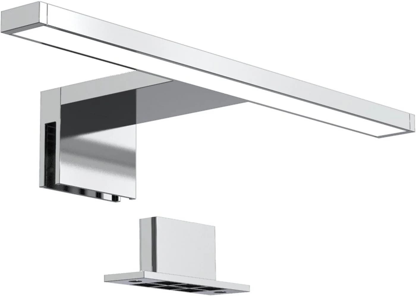 B.K.Licht LED Spiegelleuchte Carina IP44 chrom/schwarz 60cm - Bild 4