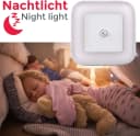B.K.Licht LED Nachtlicht 2er Set mit Bewegungsmelder Weiß Bild 4