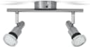 B.K.LICHT LED Deckenleuchte Aurel 2-flammig Silber IP44 Bild 3