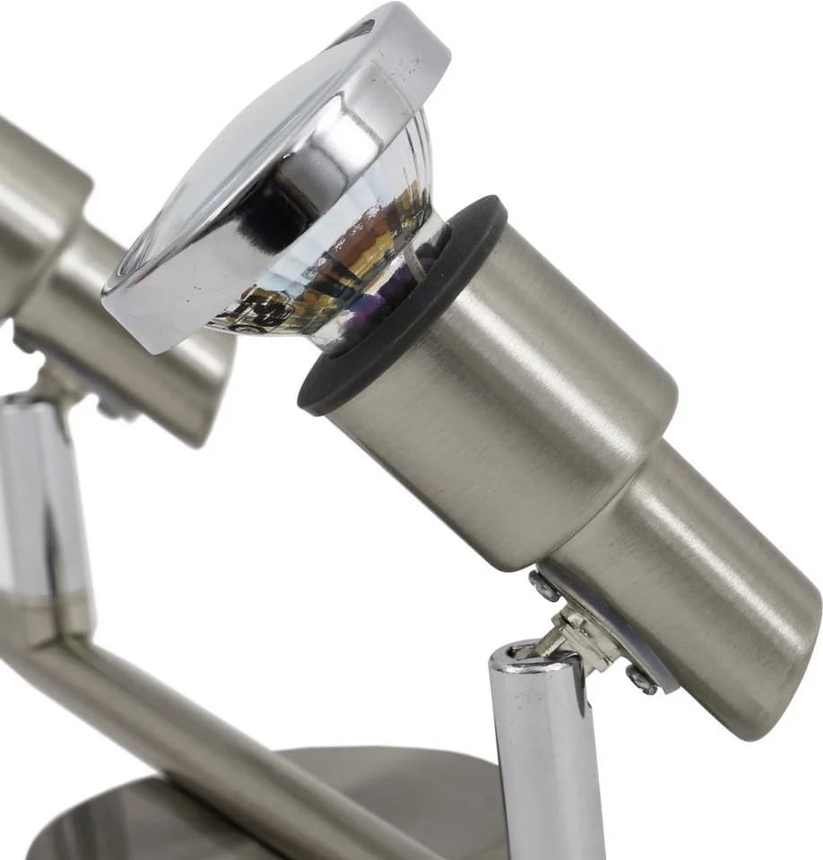 B.K.LICHT LED Deckenleuchte Aurel 2-flammig Silber IP44 - Bild 4