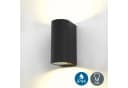 B.K.Licht Außen-Wandleuchte LED Volans Schwarz/Weiß IP44 Bild 2