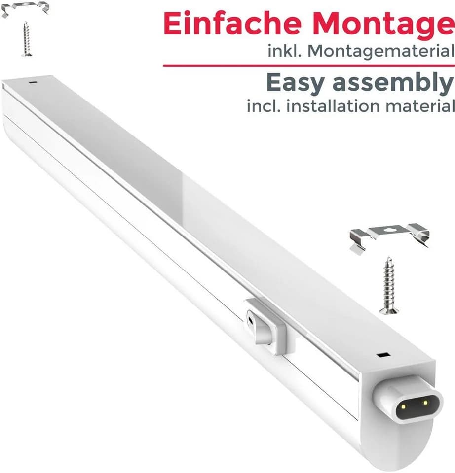 B.K.Licht LED Unterbauleuchte, Neutralweiß, 400 Lumen, 4.000K, 31,3 cm - Bild 3