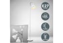 B.K.Licht LED Stehlampe Industrial Design Weiß Schwenkbar Bild 1