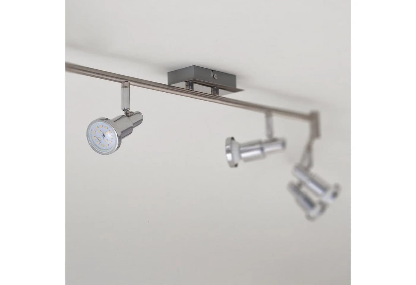 B.K.LICHT LED Deckenspots 6-flammig schwenkbar drehbar silber - Bild 5