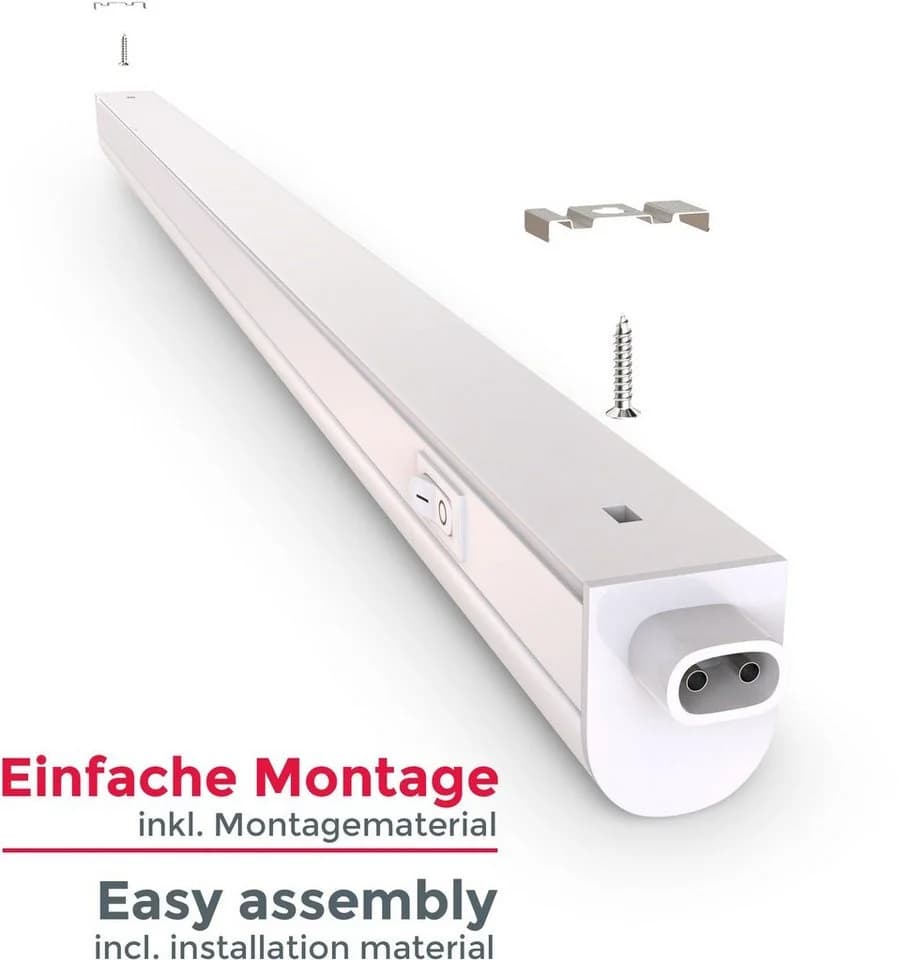 B.K.Licht LED Unterbauleuchte 15W 1200lm Neutralweiß Stecksystem - Bild 3