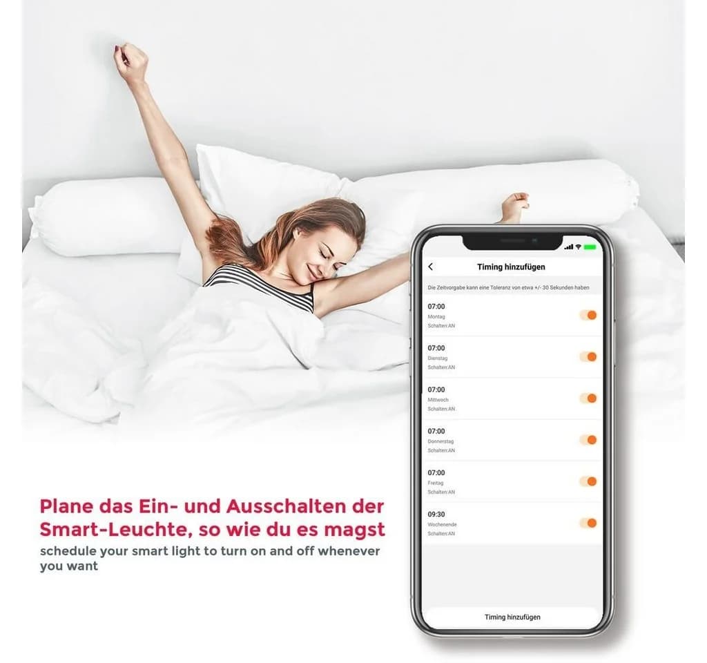 B.K.Licht Smart LED Strip 5M Weiß WLAN App Steuerung - Bild 5