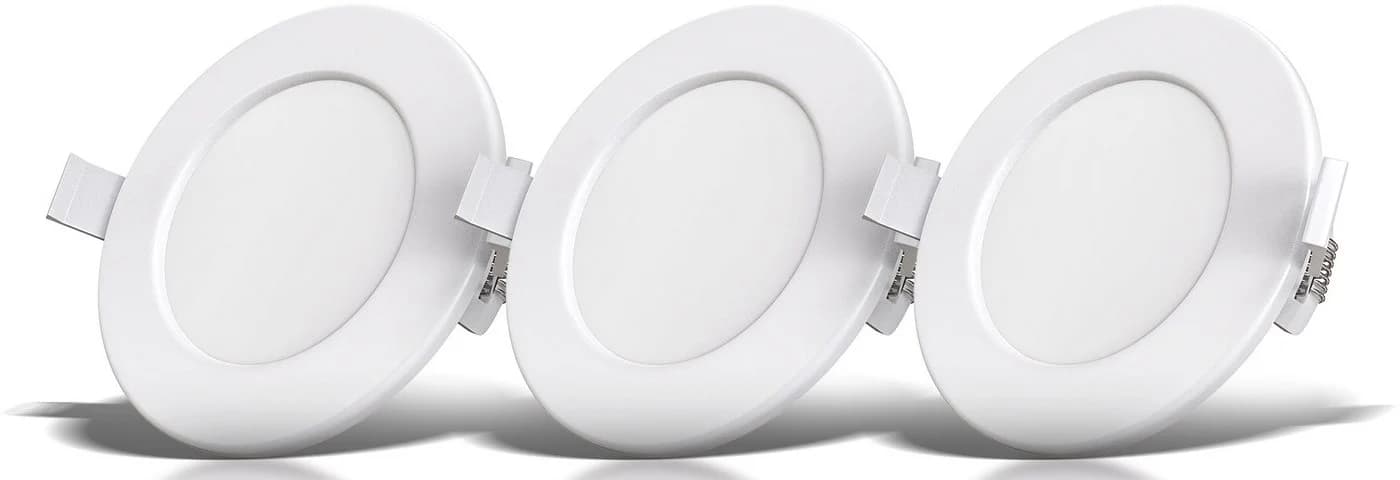 B.K.Licht LED Einbaustrahler 3er Set Bad IP44 Weiß - Bild 2