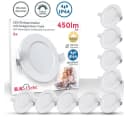 B.K.LICHT LED Einbauleuchte 9er Set Weiß IP44 Bad Bild 4